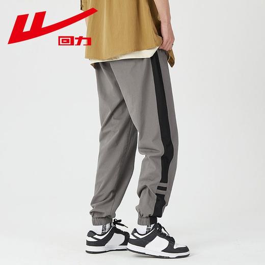 回力纯棉束脚裤子男2025夏季新款美式高街运动裤春秋宽松休闲长裤 商品图3