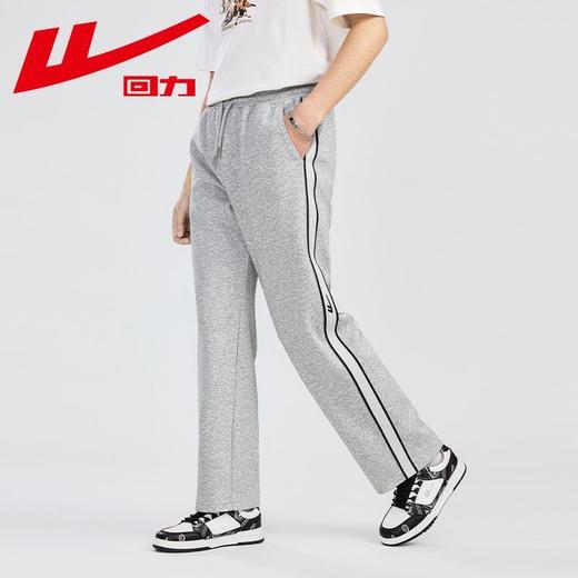 回力休闲裤子男潮牌2025新款抽绳运动裤夏宽松直筒灰色卫裤男春秋 商品图0