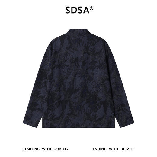 T5046SDSA男士秋冬新款痞帅男装韩版撞色提花半高领长袖T恤百搭时尚潮 商品图5