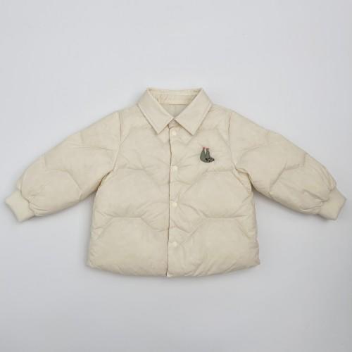 兔兔小布衬衫领梯形绗线羽绒内胆 商品图0