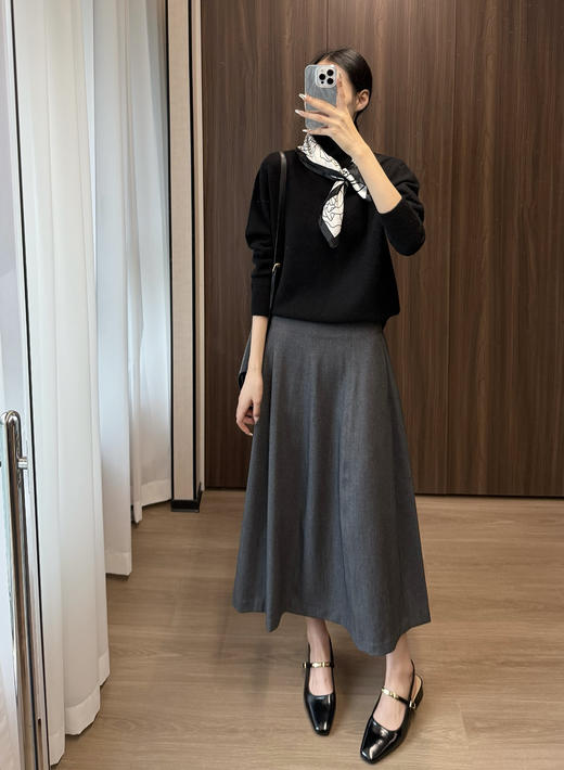 王菲宋佳同款Cel*ine100%羊毛双股羊毛衫 商品图4