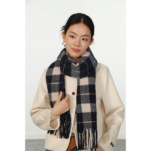 GD冬季经典格纹高级感保暖围巾-纪念日百货门店同款165198879 商品图3