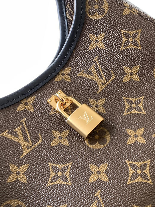 秋冬特惠💰1170 渠道级LV【全钢五金 MB163c01变码芯片】te级LV 全套包装 M12940老花 本款The Drop 小号手袋 商品图4