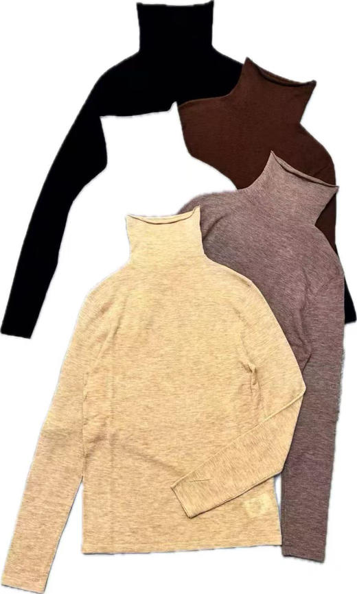 三色打底衫  卡其色 灰色。黑色 自己备注号码颜色 商品图10