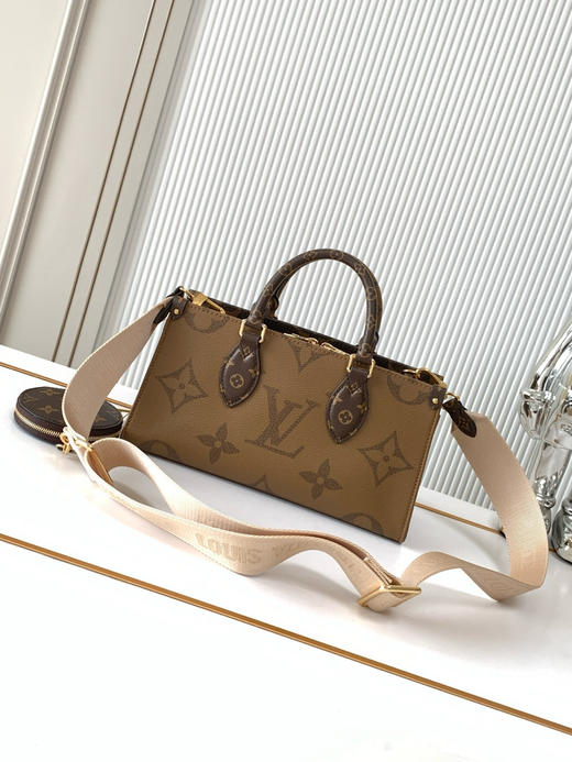 秋冬特惠💰1200 渠道级LV【全钢五金 MB163c01变码芯片】te级LV 全套包装 M46653迷你托特包 本款 OnTheGo托特包 商品图2