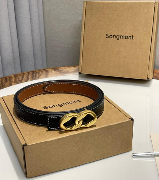 Songmont松双面牛皮腰带皮带112205 商品图1