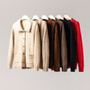 重磅保暖王~康赛妮100纯山羊绒开衫女立领毛衣加厚外套 商品缩略图2