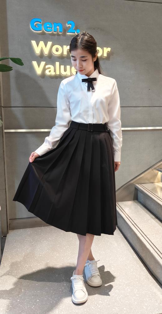 G2000女装FW商场新款修身剪裁长袖衬衫58221053 商品图1