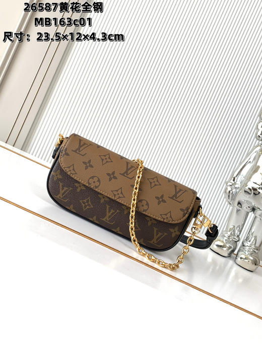 秋冬特惠💰1100 渠道级LV【全钢五金 MB163c01变码芯片】te级LV 全套包装 M26587黄花 商品图0