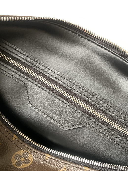 秋冬特惠💰1400 渠道级LV【全钢五金 MB163c01变码芯片】te级LV 全套包装 M12243老花黑皮 Speedy Soft 30 Dark手袋 商品图8