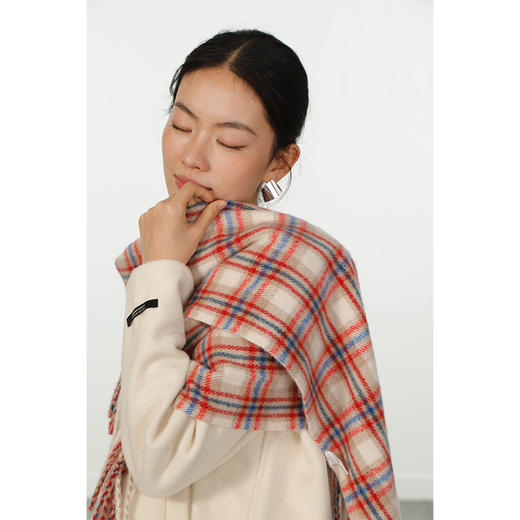 多巴胺格纹围巾-纪念日百货门店同款165200254 商品图4