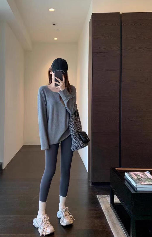 SUNJ9902加厚款瑜伽打底裤 商品图2