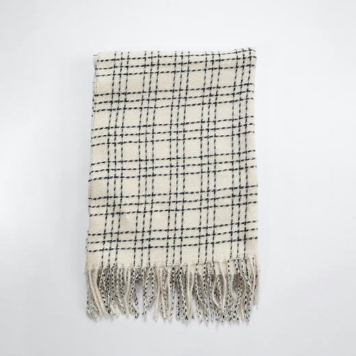 简约小格围巾-纪念日百货门店同款166550150 商品图0