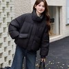 蓬松面包服【羽绒服】绒子含量90% 韩系立领短款设计感可抽绳羽绒服-喜出 商品缩略图4