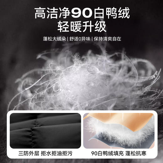 【件件底价，童装双倍积分】多多家男童羽绒服三防秋冬季2025冬装新款儿童绣花连帽外套上衣厚10905 商品图3