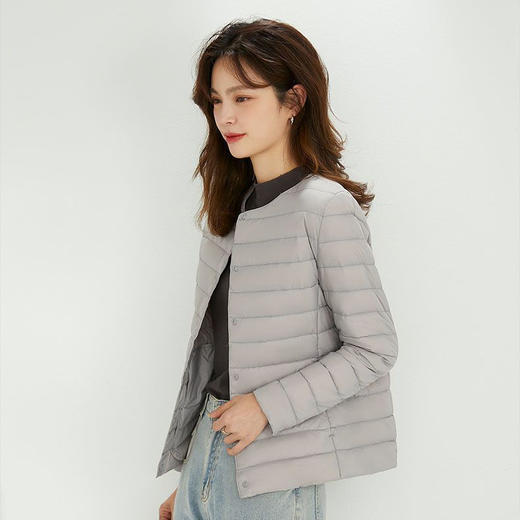 花羽辰 轻薄羽绒内胆 男女款 马甲/长袖 可变V领 基础修身 内胆保暖 多色可选 商品图8