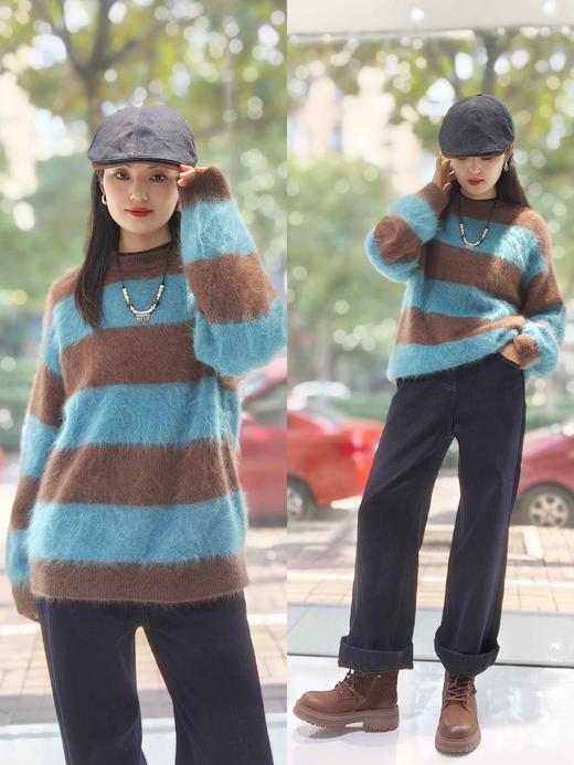 505175丹宁蓝牛仔加绒密密底十分裤 商品图6