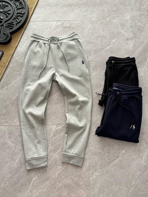 加绒款】Ralph Lauren Polo拉夫劳伦加绒卫裤 2025秋冬装经典款小马标刺绣加绒运动卫裤 商品图3