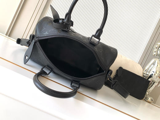 秋冬特惠💰1670 渠道级LV【全钢五金 MB163c01变码芯片】te级LV 全套包装 M13904黑色 本款Speedy P9 Bandoulière30手袋 商品图7