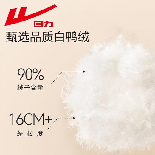 回力羽绒服女款冬季新款90白鸭绒加厚保暖防寒立领短款小个子外套 商品图2