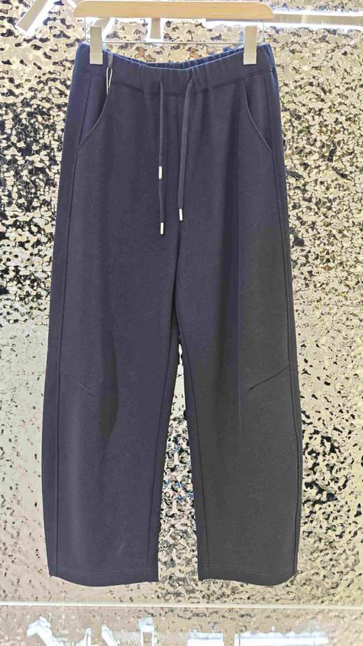 502812斜纹抽绳弯刀裤 商品图1