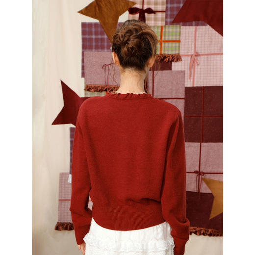 【礼物季】韩系温柔气质针织开衫-纪念日百货门店同款167998319 商品图2