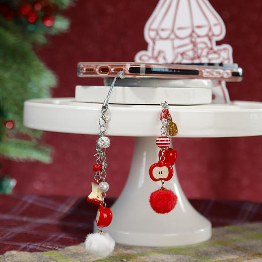 卷毛小狗苹果新款挂件钥匙扣-纪念日百货门店同款167295998 商品图0