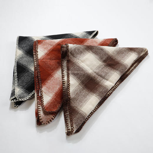 复古格纹多用披肩女围巾-纪念日百货门店同款166595471 商品图4
