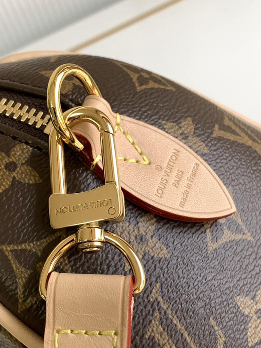 秋冬特惠💰1200 渠道级LV【全钢五金 MB163c01变码芯片】te级LV 原厂皮配全套包装 M46234 老花红皮肩带 商品图6