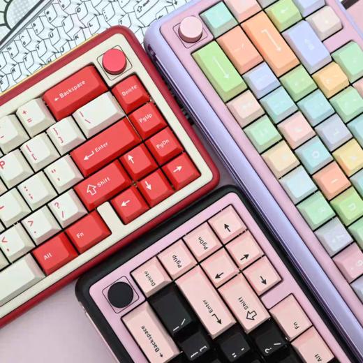 旺有引力65键机械键盘铝坨坨客制化三模无线蓝牙热插拔RGB背光 商品图3