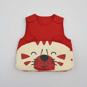 兔兔小布小老虎开肩羽绒马甲