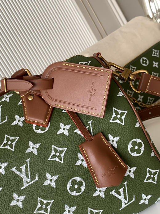 秋冬特惠💰1670 渠道级LV【全钢五金 MB163c01变码芯片】te级LV 全套包装 M15241墨绿 本款Speedy P9 Bandoulière30手袋 商品图4