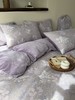 澄鱼生活原麻提花宝宝绒四件套+同花色布袋 舒适透气 亲肤保暖 不起静电 不爱掉毛 植物浸染 A面法式提花 B面加绒 商品缩略图1