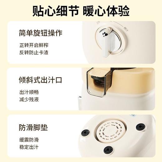 九阳榨汁机汁渣分离原汁机电动家用全自动大口径榨水果汁机冰激凌 商品图13