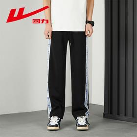回力休闲裤子男2025新款宽松阔腿裤春季薄款百搭显瘦直筒裤子男潮