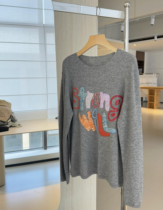 立体刺绣针织衫毛衣09181 商品图5