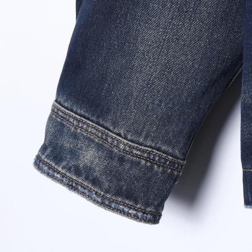 85099SDSA男士秋冬新款痞帅男装简约做旧牛仔衬衫羽绒服外套百搭时尚 商品图4