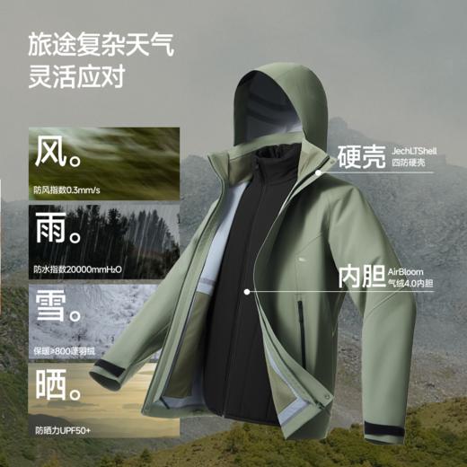 【云粉节】【2件8.5折】6楼蕉下男士弹力气绒冲锋衣（可拆帽、高暖内胆）LS103【吊牌价】1499.00 商品图2