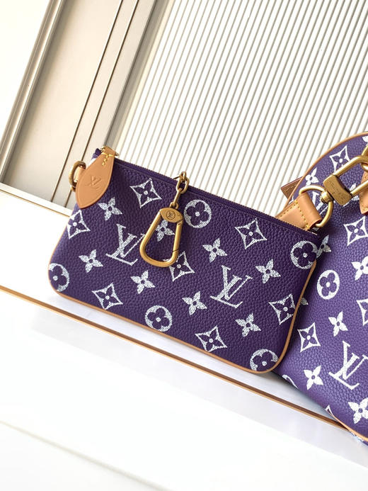 秋冬特惠💰1670 渠道级LV【全钢五金 MB163c01变码芯片】te级LV 全套包装 M14064紫色 本款Speedy P9 Bandoulière30手袋 商品图5