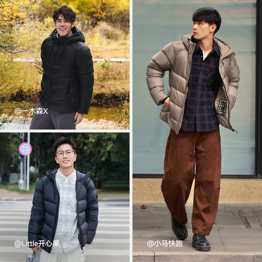 商场同款|森马XCNSPACE航天合作系列羽绒服男冬鹅绒发热2025新款 商品图4