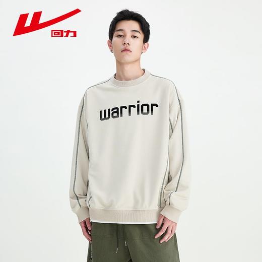 回力卫衣男士2025春秋新款美式重磅圆领印花潮牌宽松外套长袖上衣 商品图3