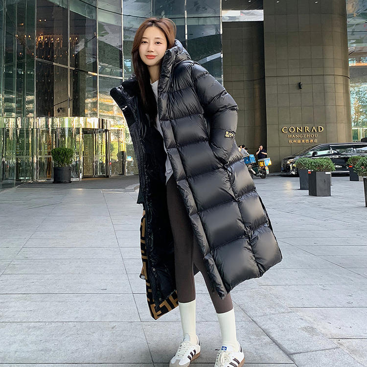 【热卖爆款】90黑金鹅绒服中长款短款花羽辰黑金鹅绒服情侣款FS-63