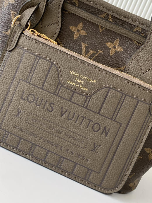 秋冬特惠💰1380 渠道级LV【全钢五金 变码芯片】te级LV 全套包装 M12109 老花 Neverfull Bandoulière Inside Out BB手袋 商品图4