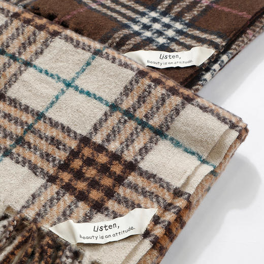 时尚复古奢感双流苏围巾-纪念日百货门店同款165200326 商品图1