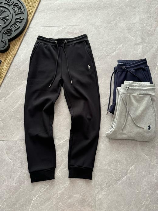 加绒款】Ralph Lauren Polo拉夫劳伦加绒卫裤 2025秋冬装经典款小马标刺绣加绒运动卫裤 商品图4