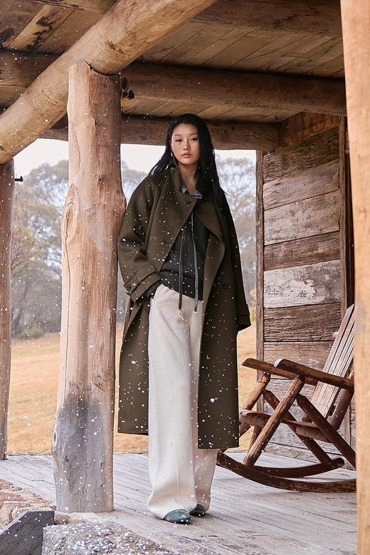 ZHIZ*同款 弧形显瘦肌理感直筒休闲裤  25冬新款 商品图11