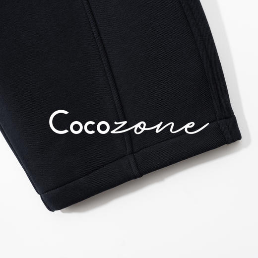 COCO ZONE 刘 一一 "拼色裤"罗纹拼接抽绳软糯休闲裤 CD2A3056 商品图4