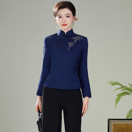 【兰和】刺绣新中式国风加厚夹棉，保暖旗袍唐装上衣XGT-T25123 商品图2