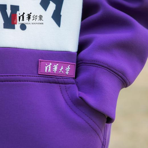 清华文创拼色英文帽衫儿童款 商品图11