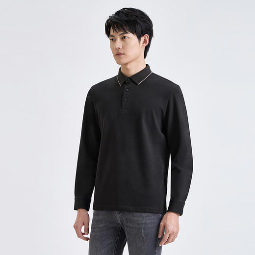 【老爺車男士长袖polo衫SS493】✅厚实细腻的加绒内里，用料相当扎实，柔软舒适，贴心呵护皮肤！-PWJCY 商品图8